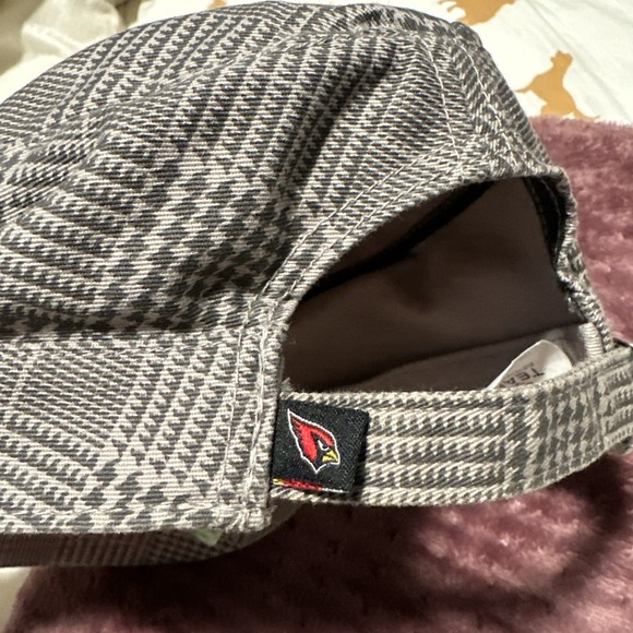 Arizona Cardinals Womens Embroidered Logo Hat Plaid Houndstooth Cap - Picture 4 of 11